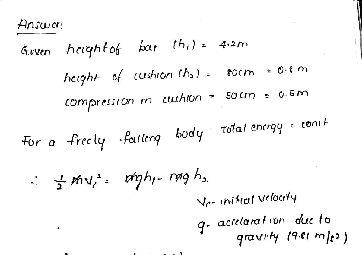 Physics homework question answer, step 1, image 1